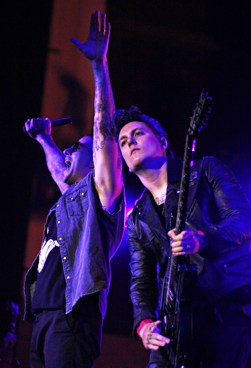 M. Shadows and Synyster Gates of Avenged Sevenfold